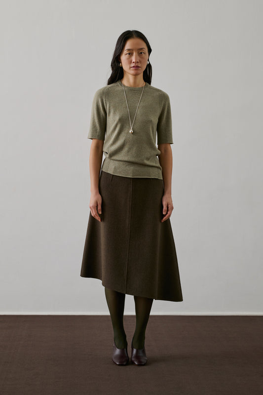 Pull Galanga - Gris/Bleu - Cachemire - Femme