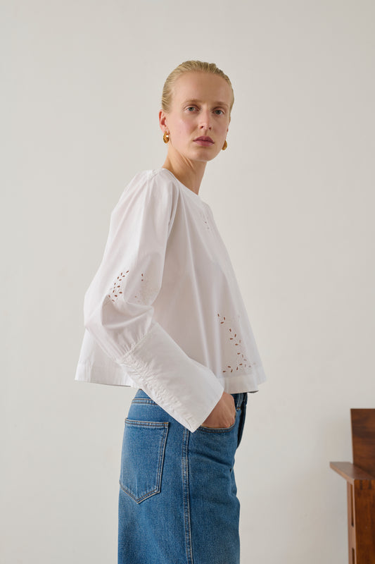 Blouse Hansel - Blanc - Coton - Femme