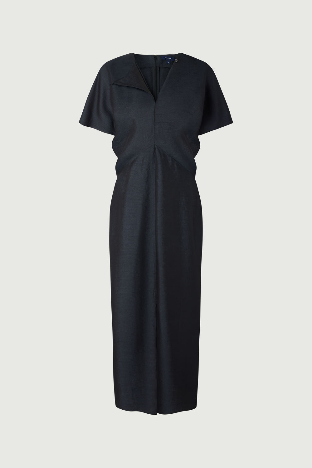 Robe Ella - Noir - Soie - Femme vue 7